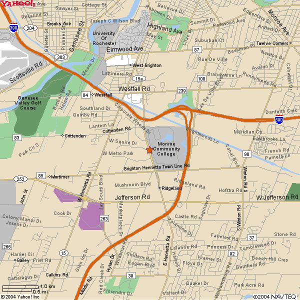 map of mcc rochester ny